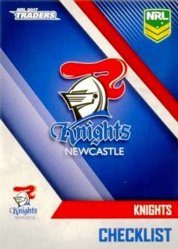 2017 ESP Traders #71 Knights Checklist Front